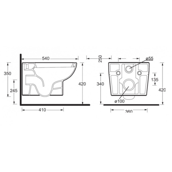 Подвесной унитаз BelBagno Bingo BB548CH