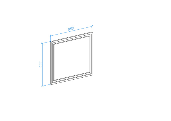 Зеркало (88х80) Bellezza Фабио 4610615040009