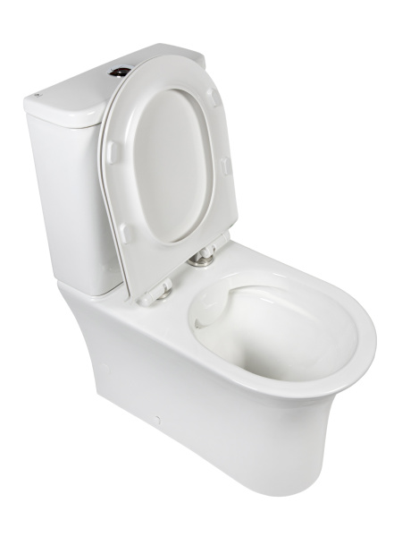 Унитаз-компакт Agger AT01000 безободковый, сиденье с микролифтом