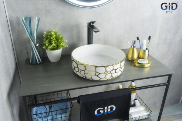 Раковина накладная (36х36) Gid D1357h018