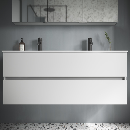 Тумба под раковину Sancos  Urban UR120-2W белый глянец