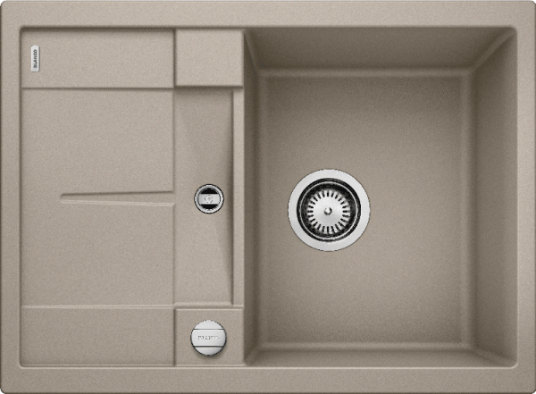 Мойка кухонная Blanco METRA 45S Compact SILGRANIT PuraDur (серый беж), 519580