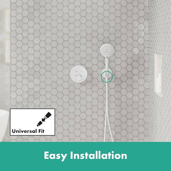 Шланговое подсоединение Hansgrohe FixFit S 26888700 белый матовый