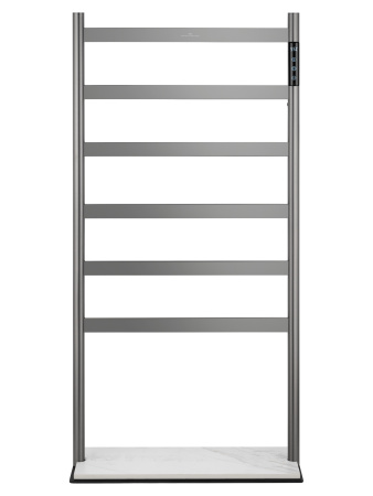 Полотенцесушитель электрический напольный WONZON & WOGHAND ESSEN, темный графит WW-A406-GM