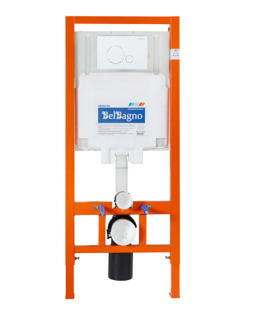 Комплект унитаза с инсталляцией BelBagno BB070CHR/SC/BB002-80/BB014-SR-BIANCO