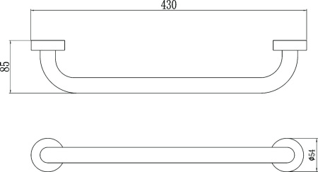 Поручень Savol S-010040 40 см