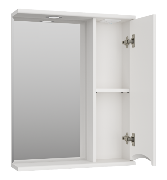 Зеркало-шкаф (60х75) Misty Атлантик 60 правый П-Атл-4060-010П