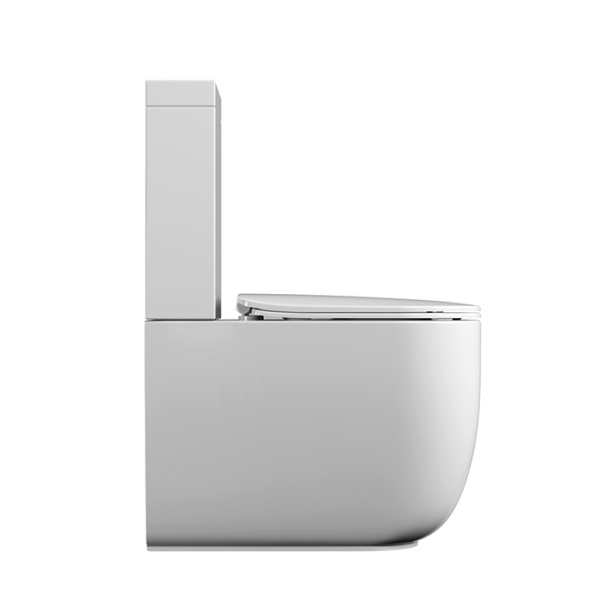 Чаша напольного унитаза безободковый Kerasan Nolita 531701 белый глянец, без сиденья и бачка