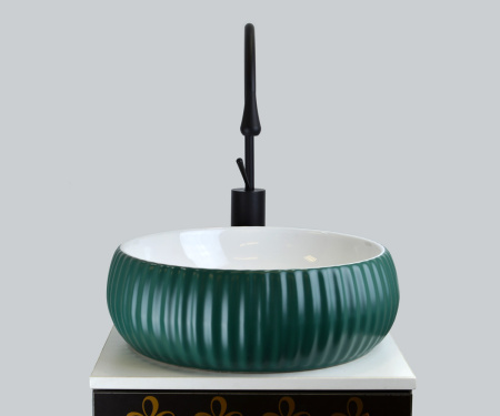 Смеситель для раковины Bronze de Luxe Scandi высокий черный 9015B