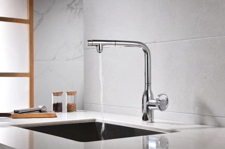Смеситель для кухни с подключением к фильтру  Paulmark Urban Ur213104-CR