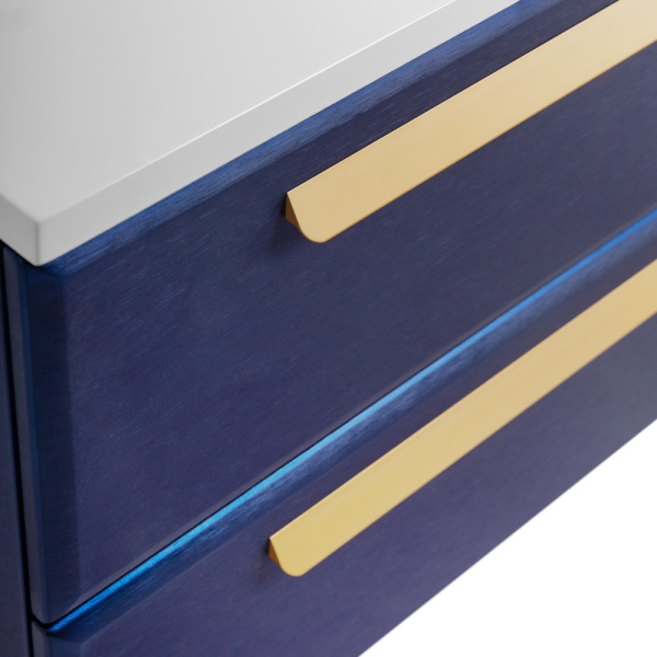 Мебельная ручка CEZARES ECO RS156SG.3/512 (60 см), сатиновое золото