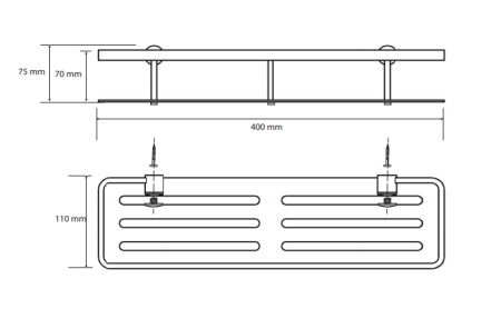 Полочка для мыла Bemeta Cytro 146208062