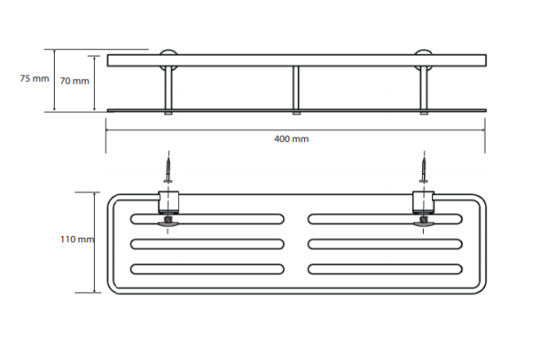 Полочка для мыла Bemeta Cytro 146208062