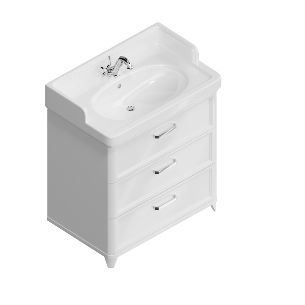 Тумба под раковину Kerama Marazzi Pompei PO.N.80.3\WHT