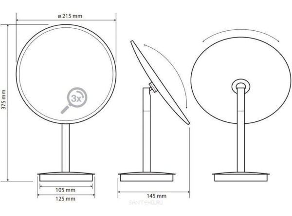 Косметическое зеркало Bemeta 116401412