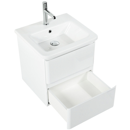 База под раковину BelBagno ALBANO-CER-500-2C-SO-BL подвесная Bianco Lucido