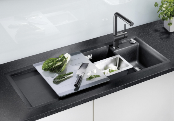 Смеситель для кухни Blanco LINUS-S SILGRANIT (шампань) 516694