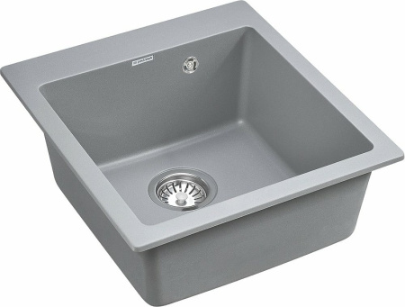 Кухонная мойка Paulmark  Kante 45 PM104651-GRM серый металлик