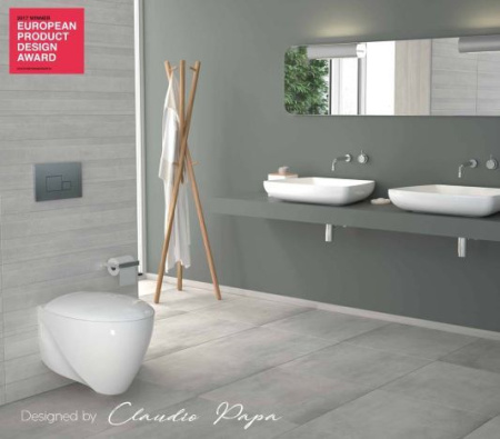 Подвесной безободковый унитаз с функцией биде с сиденьем микролифт beWash  Helenen 69303601