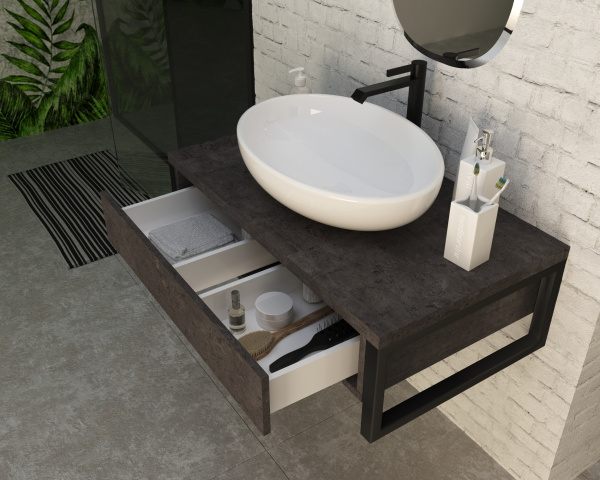 Тумба под раковину 1Marka  Grunge Loft 70П Ц0000015939