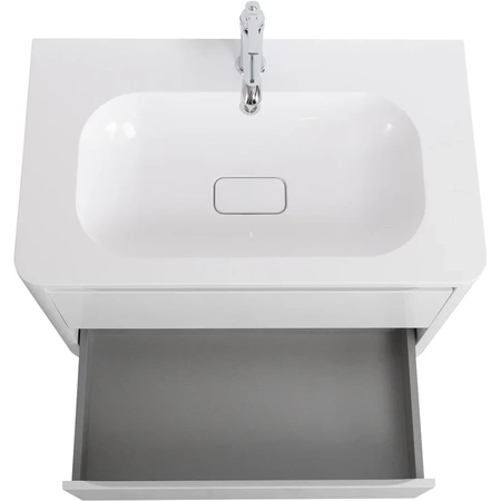 Тумба под раковину Cezares RELAX-800-2C-SO-BL Bianco Lucido