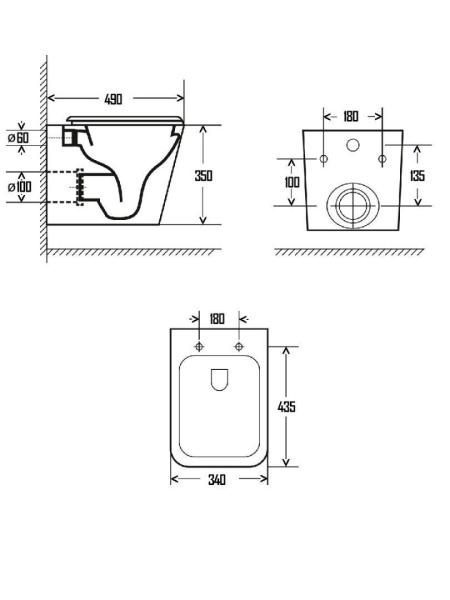 Инсталляция с унитазом AQUAme AQM42004CR