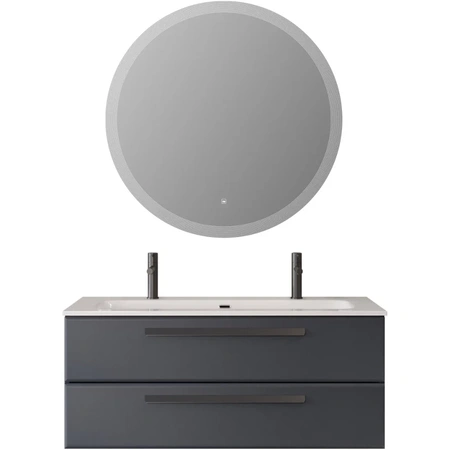 Тумба под раковину Cezares ECO-CER-N-1200-2C-SO-GR-P Grafito без ручек