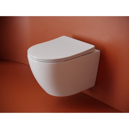 Подвесной унитаз Ceramicanova Uno Rimless CN11001T торнадо
