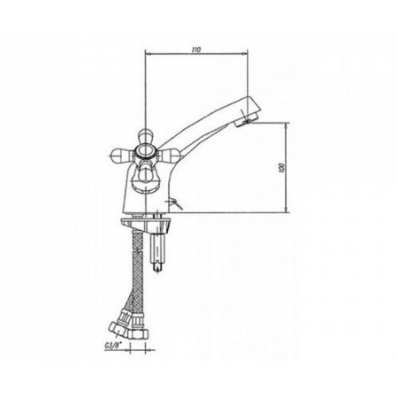 Смеситель для умывальника MOFEM DIAMANT 140-0173-10
