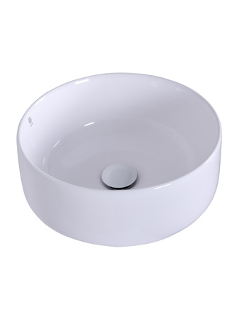 Раковина накладная (34,5х34,5) Orange  B07-345W белый глянец