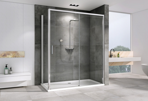 Душевой уголок (160х90) ABBER Komfort AG93160-S92 хром