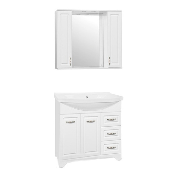 Тумба под раковину напольная Style Line Олеандр-2 100 ЛС-00000584 белый