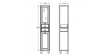 Пенал Roca America ZRU9302796