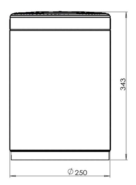 Мусорное ведро сенсорное 9 л JAVA S-882-9R