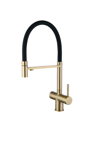 Смеситель для кухни EMAR ЕС - 7024 PVD Golden