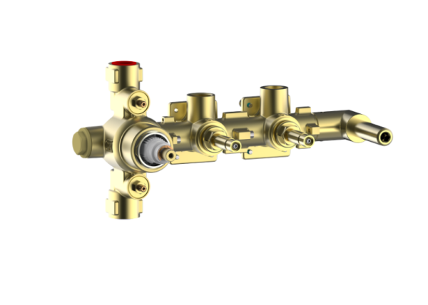 Смеситель для душа термостатический  Bossini Ply Z00943.030 хром