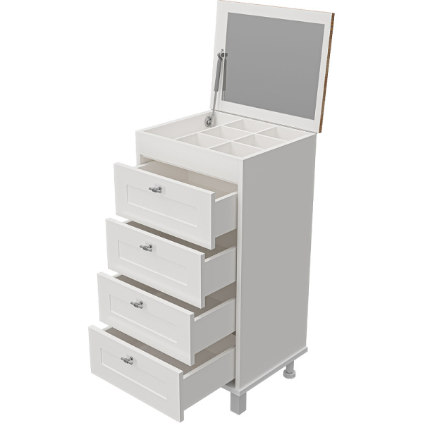 Комод Misty Марта 50 с зеркалом П-Мрт12050-014Я