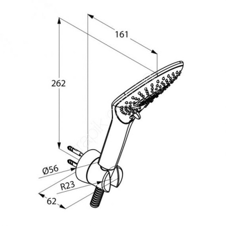 Душевой набор Kludi Fizz 6775091-00