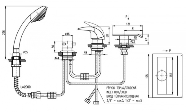 Смеситель RAV KONGO К074.5PZ
