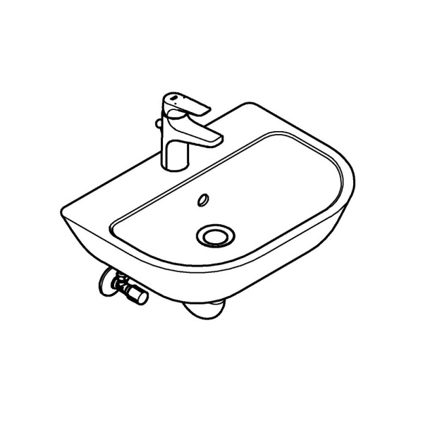 Раковина подвесная в комплекте со смесителем Grohe Bau Ceramic + Start Flow 39472 000 (39472000)