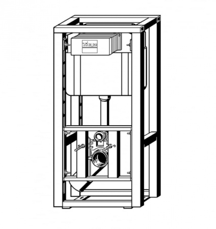 Инсталляция для подвесного унитаза Viega Swift 587963