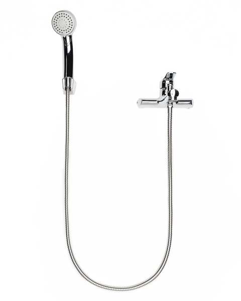 Смеситель для ванны однорычажный с душевым набором Orange Sofi M43-100cr хром