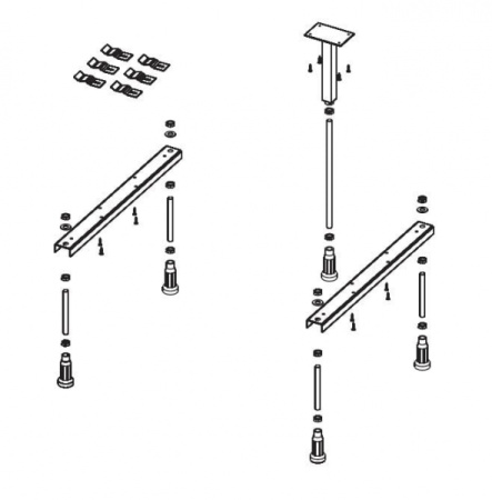 Ножки для ванны RIHO Strong 207096