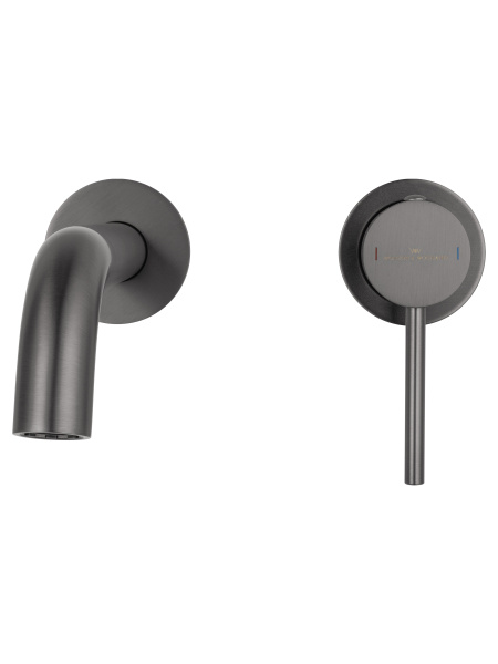 Смеситель для раковины встраиваемый WONZON & WOGHAND STICK, темный графит WW-88869017-BGM Смеситель для раковины встраиваемый WONZON & WOGHAND STICK, темный графит WW-88869017-BGM