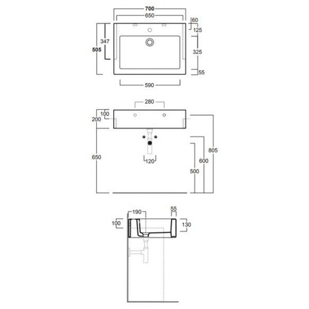 Раковина Simas Frozen FZ15bi*0