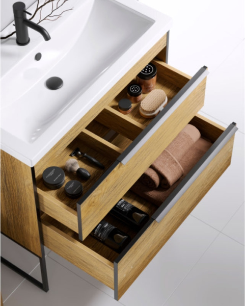 Тумба под раковину Aqwella Fargo 80 FRG0108DB