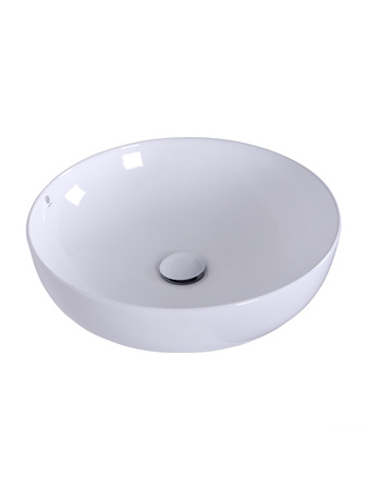 Раковина накладная (42х42) Orange  B07-420W белый глянец