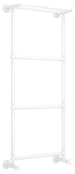 Полотенцесушитель Водяной Сунержа Ренессанс 1386 (126х50) Белый 12-0281-1250