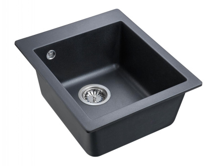 Кухонная мойка (41,5х49) EMAR EMQ-1415.Q Оникс