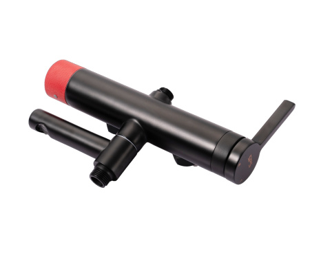 Душевая система с изливом Bronze de Luxe Avantgarde черный, красный 2039RH